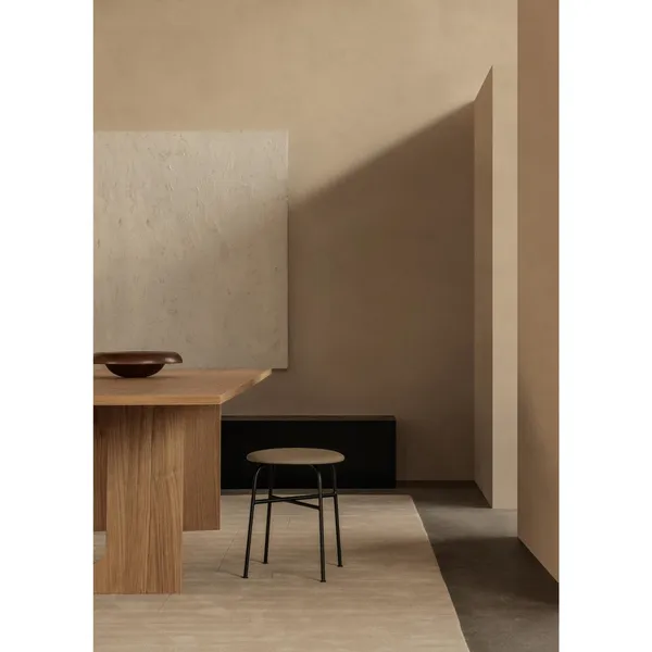Afteroom Hocker Schwarz/ Natureiche