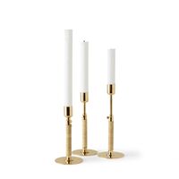 Duca Candlestick Polished Brass