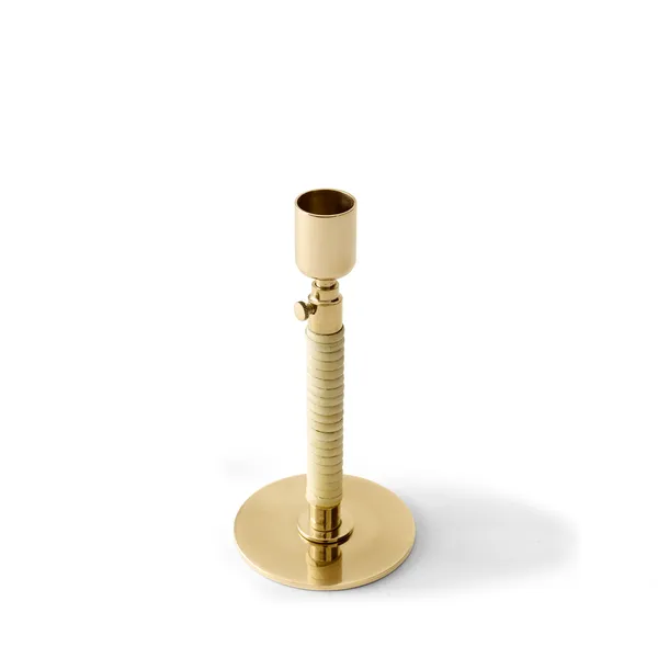 Duca Candlestick Polished Brass