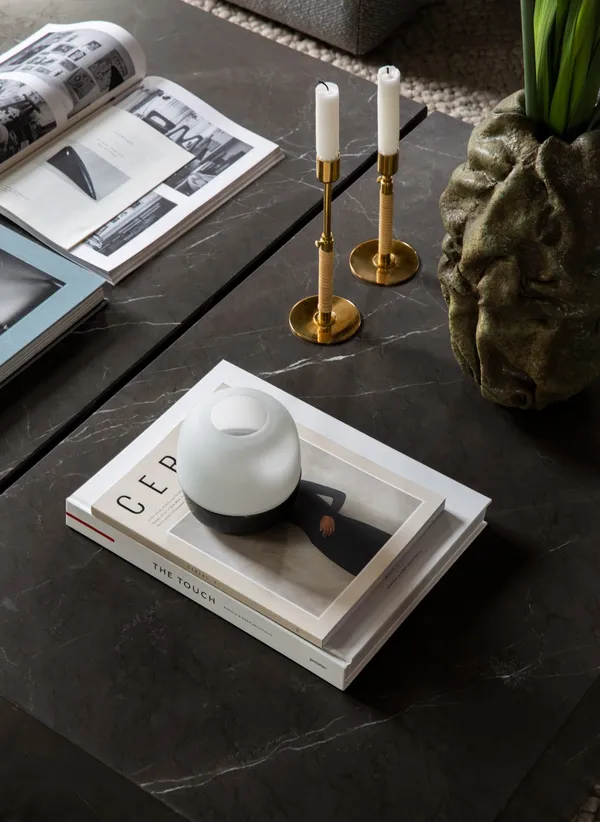 Duca Candlestick Polished Brass