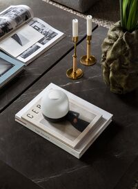 Duca Candlestick Polished Brass