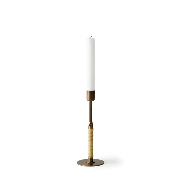 Duca Candlestick Bronzed Brass