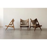 Knitting Fauteuil Gestoffeerd Walnoot/Dakar 0842