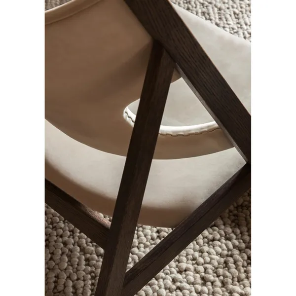 Knitting Armchair Solid Oak/Barnum Bouclé 24