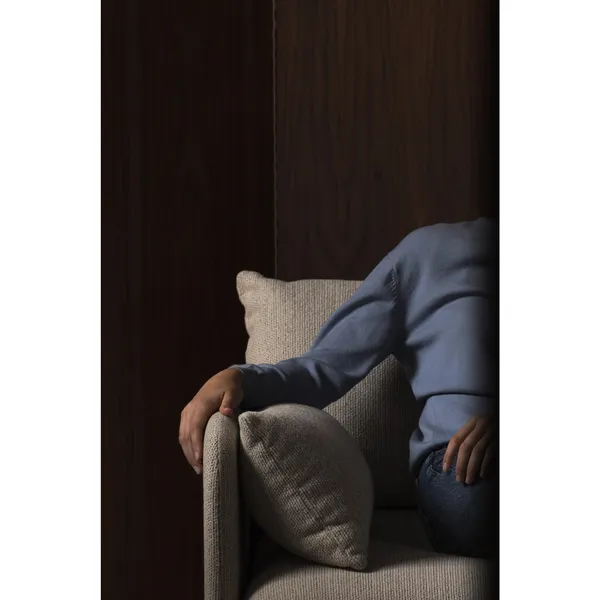 Offset Armchair Flint