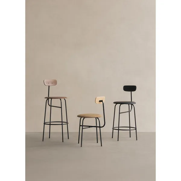 Afteroom Barstol H91 Sort/Natural Eg