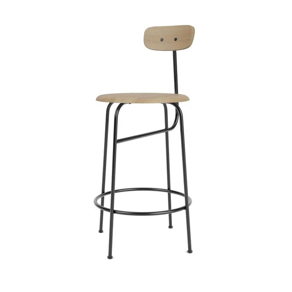 Afteroom Barstol H91 Sort/Natural Eg
