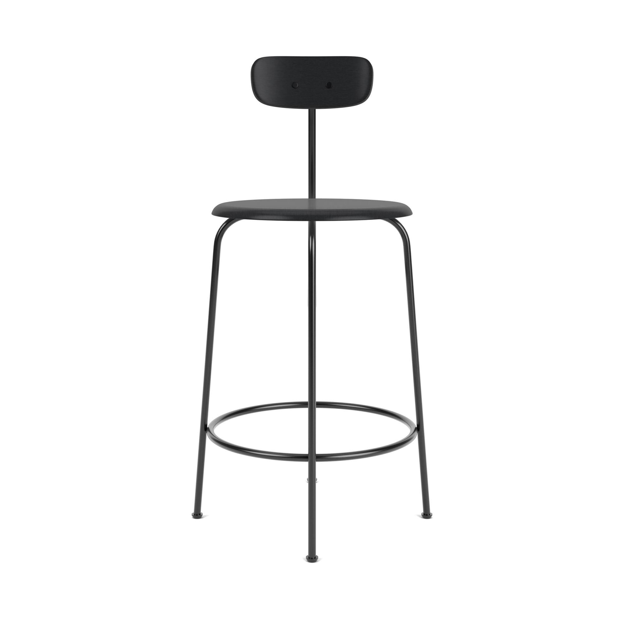 Tabouret de Bar Afteroom H91 Frêne Peint Noir