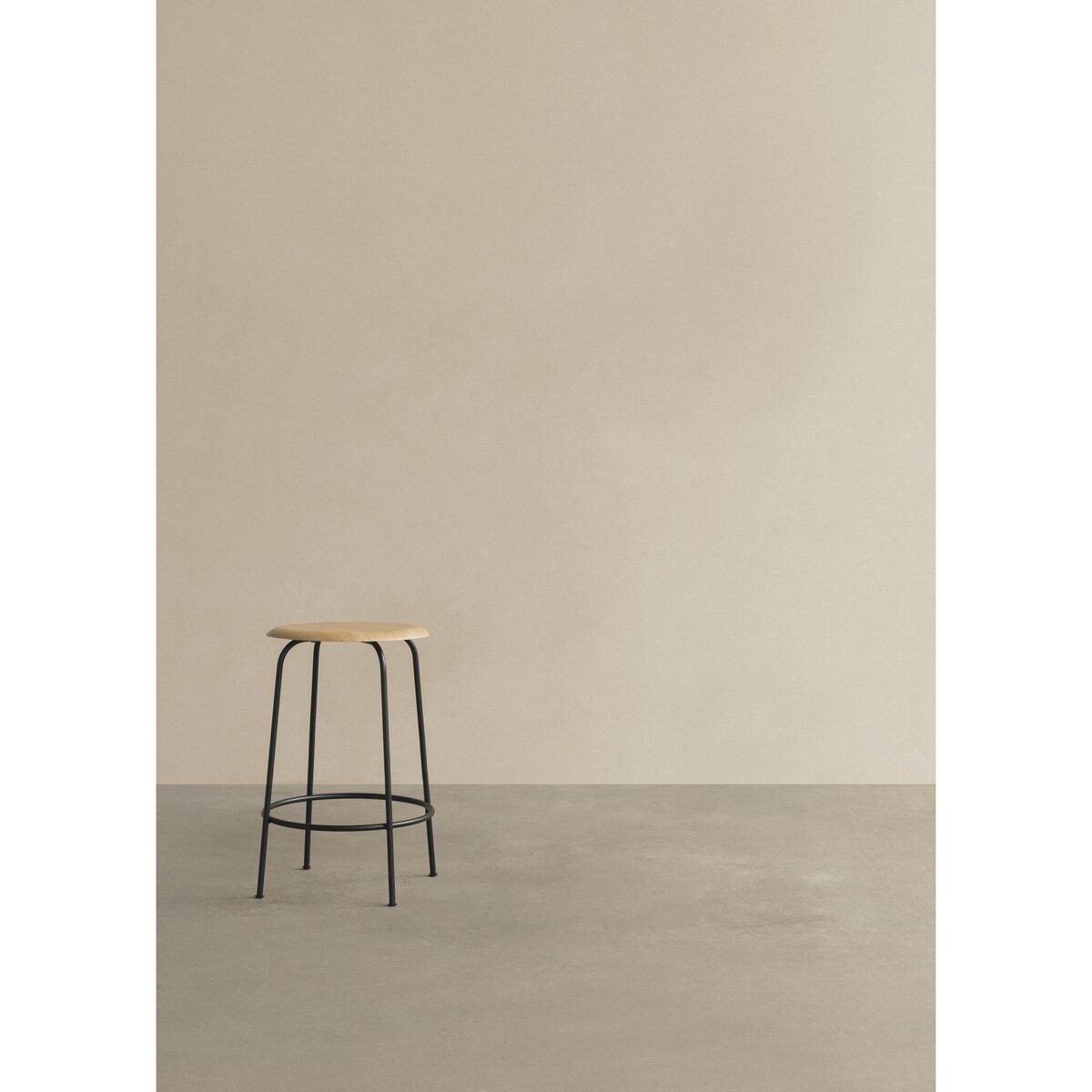 Afteroom Plus Bar Stool H106 Black Painted Ashwood