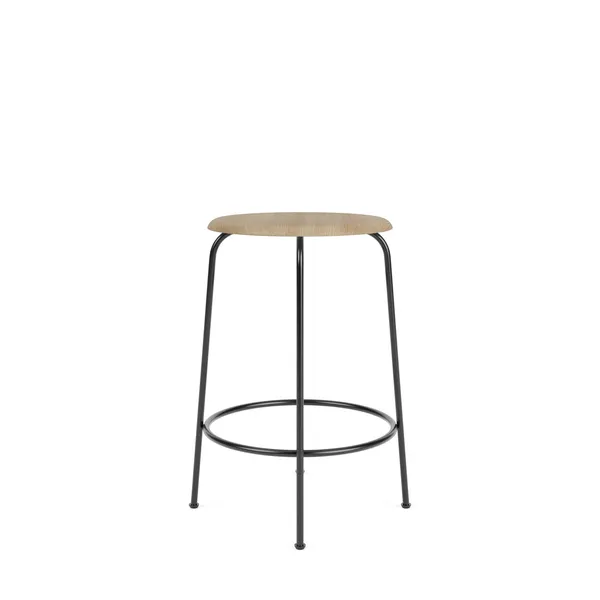 Afteroom Barhocker H63 Schwarz/ Natureiche