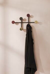 Afteroom Kleiderhaken Schwarz/ Messing