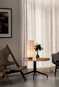 Harbor Column Coffee Table Black/Kunis Breccia Stone