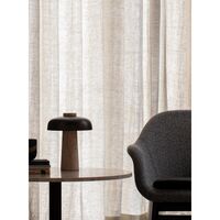 Harbor Column Coffee Table Black/Charcoal Linoleum
