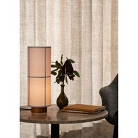 Harbor Column Coffee Table Black/Charcoal Linoleum