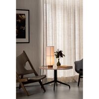 Harbor Column Coffee Table Black/Charcoal Linoleum