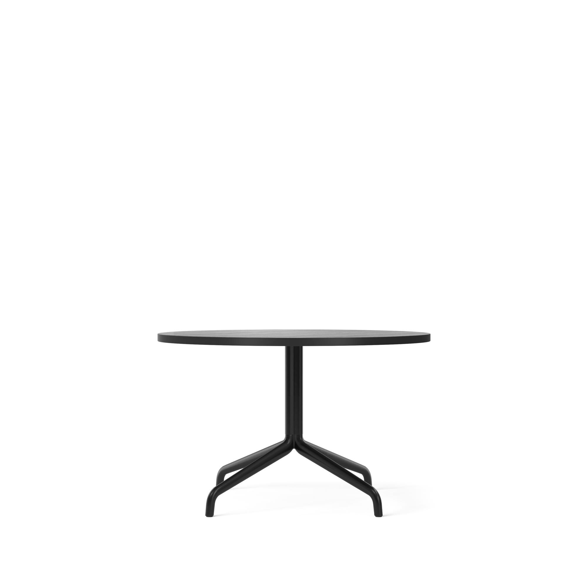Harbor Søyle Salongbord Sort/Sort Eik