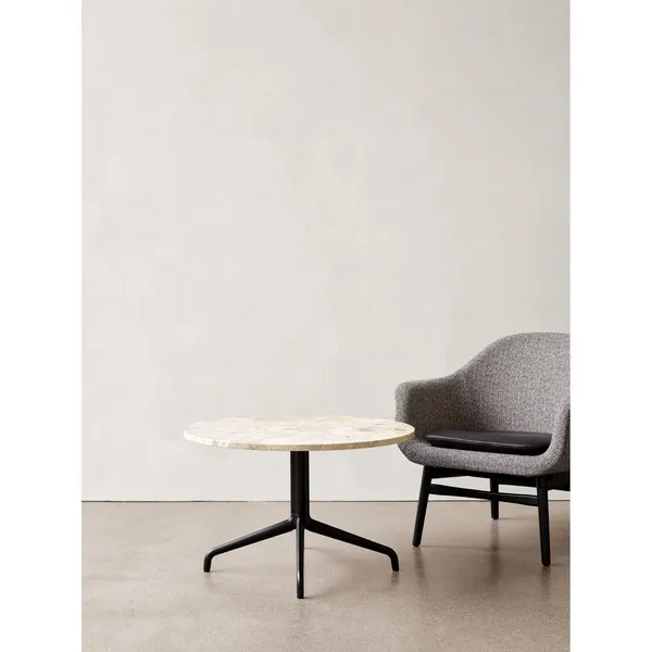 Harbor Column Coffee Table Black/Black Oak