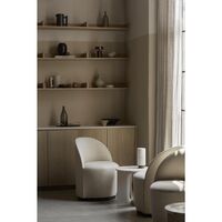 Tearoom Eetkamerstoel Draaibaar Safire 0004 Wit