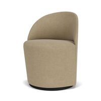 Tearoom Stol Med Swivel Beige/Bouclé