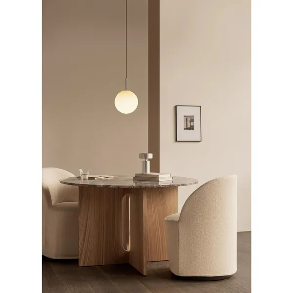 Fauteuil Pivotant Tearoom Club Logan/ Sable