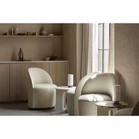 Tearoom Armchair With Swivel Beige/Bouclé
