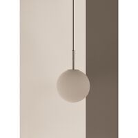 TR Bulb Pendel Poleret Stål