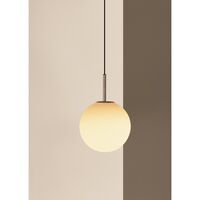 TR Bulb Pendel Poleret Stål