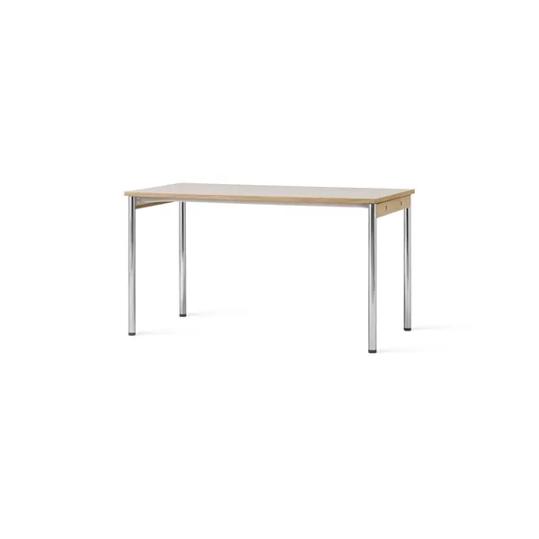 Co Spisebord 140x70 Krom/Laminate Creme