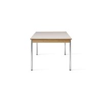 Co Dining Table 240x100 Chrome/ Laminate Cream