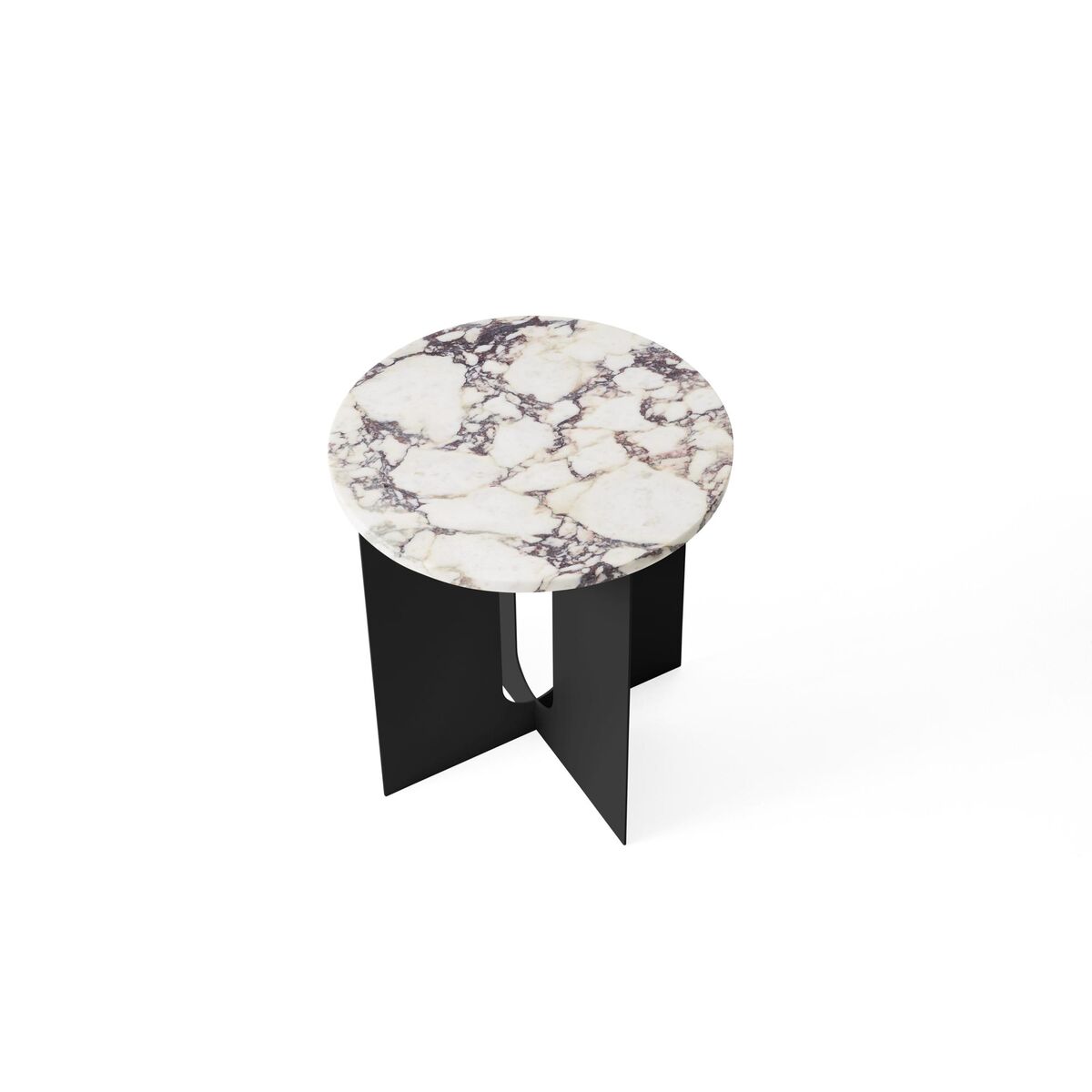 Androgyne Plateau Pour Table D'Appoint Ø65 Calacatta Viola