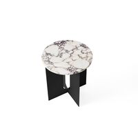 Androgyne Plateau Pour Table D'Appoint Ø65 Calacatta Viola