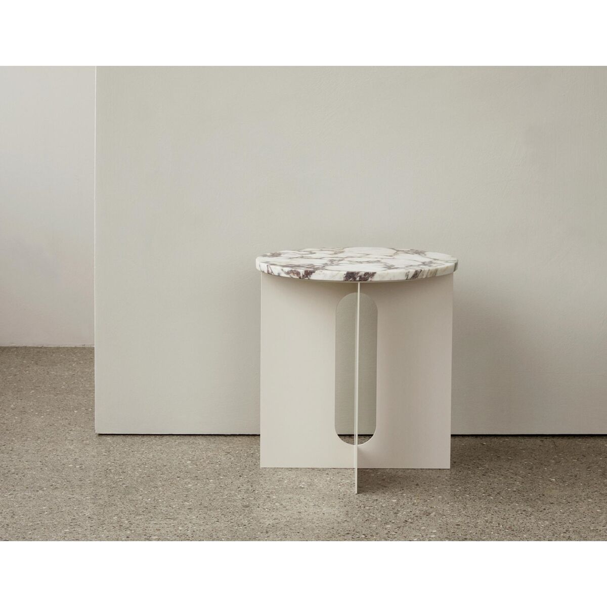 Androgyne Plateau Pour Table D'Appoint Ø65 Calacatta Viola