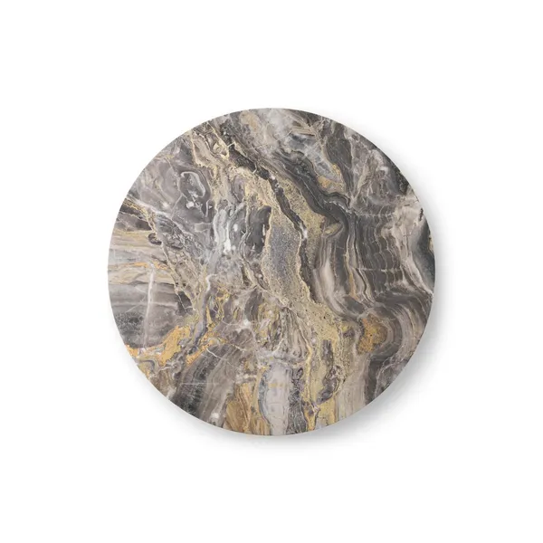 Androgyne Bordplade Til Sidebord Ø65 Grey Galaxy