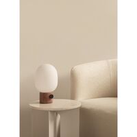 Lampe à Poser JWDA en Travertin Rouge