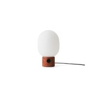 Lampe à Poser JWDA en Travertin Rouge