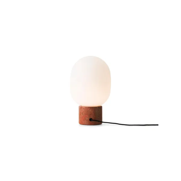 Lampe à Poser JWDA en Travertin Rouge