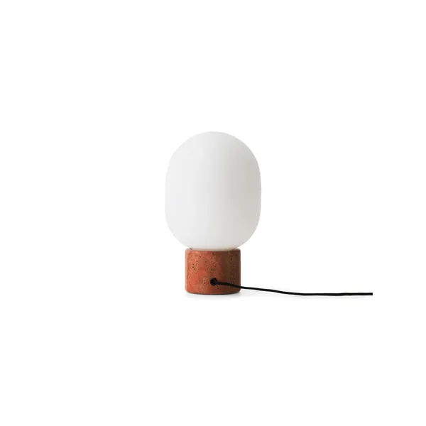 Lampe à Poser JWDA en Travertin Rouge