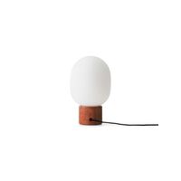 Lampe à Poser JWDA en Travertin Rouge