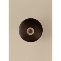 Applique Reverse Cablato in Travertino Sabbia/Alluminio Brunito