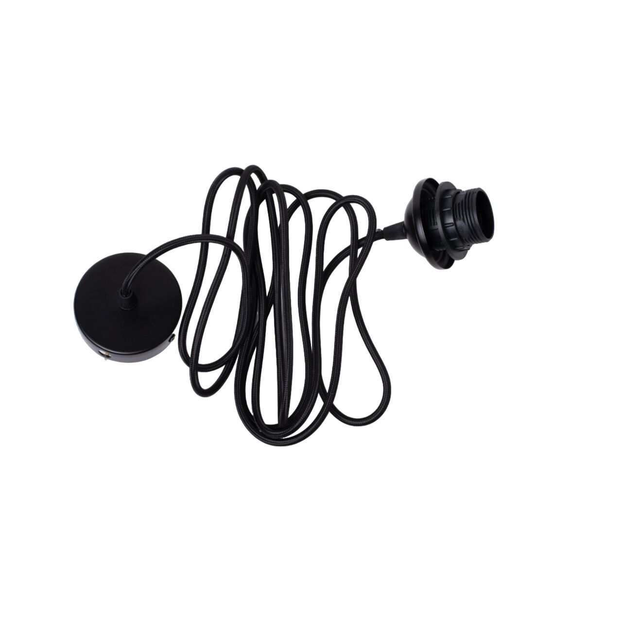 Kit de Câble E27 pour Suspension avec Rosette 300 cm Noir