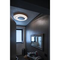 Bahia Plafoniera/Applique Bianca/Viola LED Con Interruttore