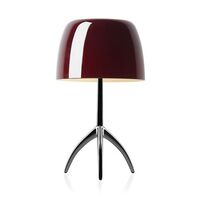 Lumiere Table Lamp Grande Cherry Chromed Black