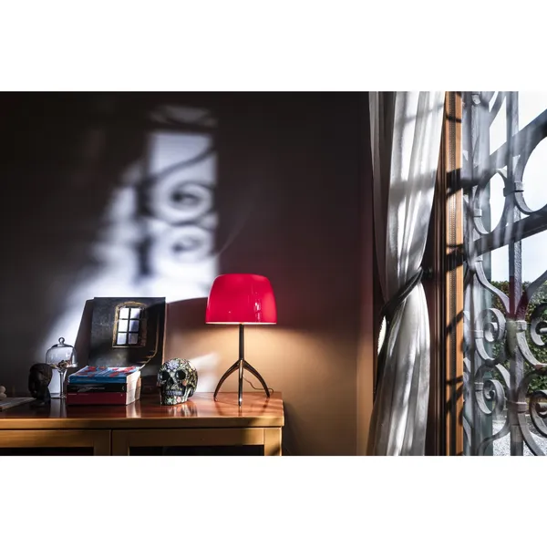 Lumiere Table Lamp Piccola Cherry Champagne with Dimmer