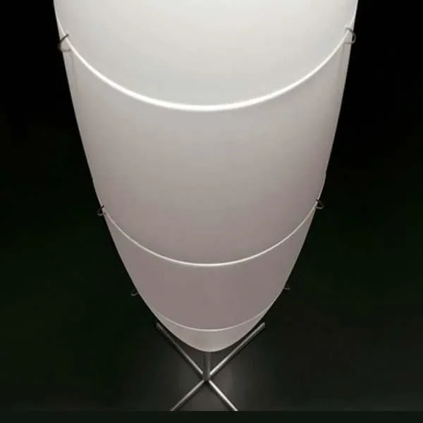 Havana Vloerlamp Chroom Wit