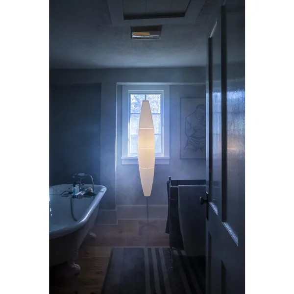 Havana Vloerlamp Chroom Wit