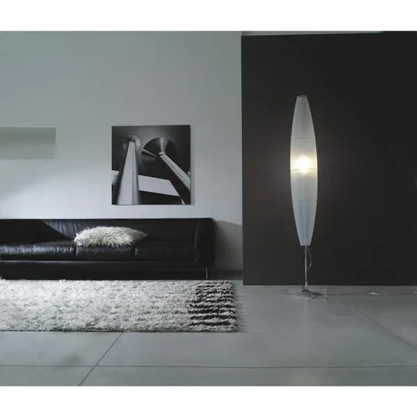 Havana Vloerlamp Chroom Wit