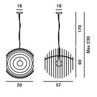 Supernova Pendelleuchte Aluminium