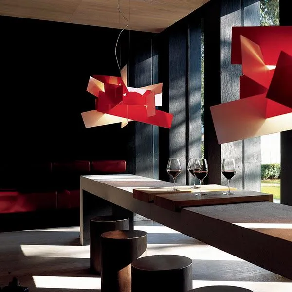 Big Bang Taklampe XL Rød