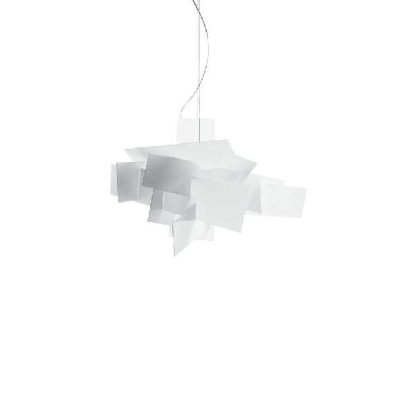 Big Bang LED Takpendel Vit m. Dimmer
