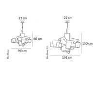 Big Bang LED Pendant White w. Dimmer